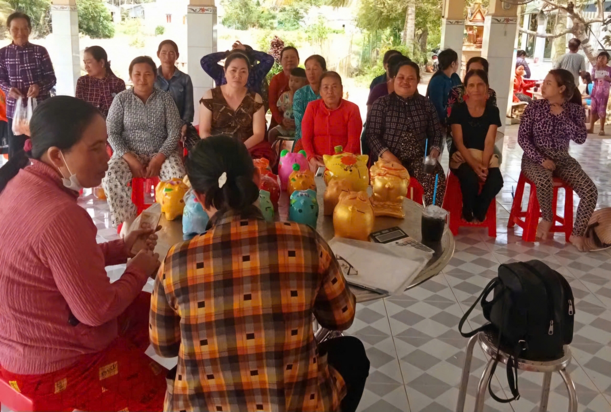 Mô hình thu hút đông đảo chị em tham gia.