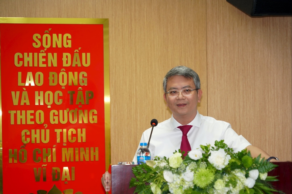 Ông Nguyễn Hồng Thái, TGĐ Bảo hiểm Agribank phát biểu tại lễ ký kết.