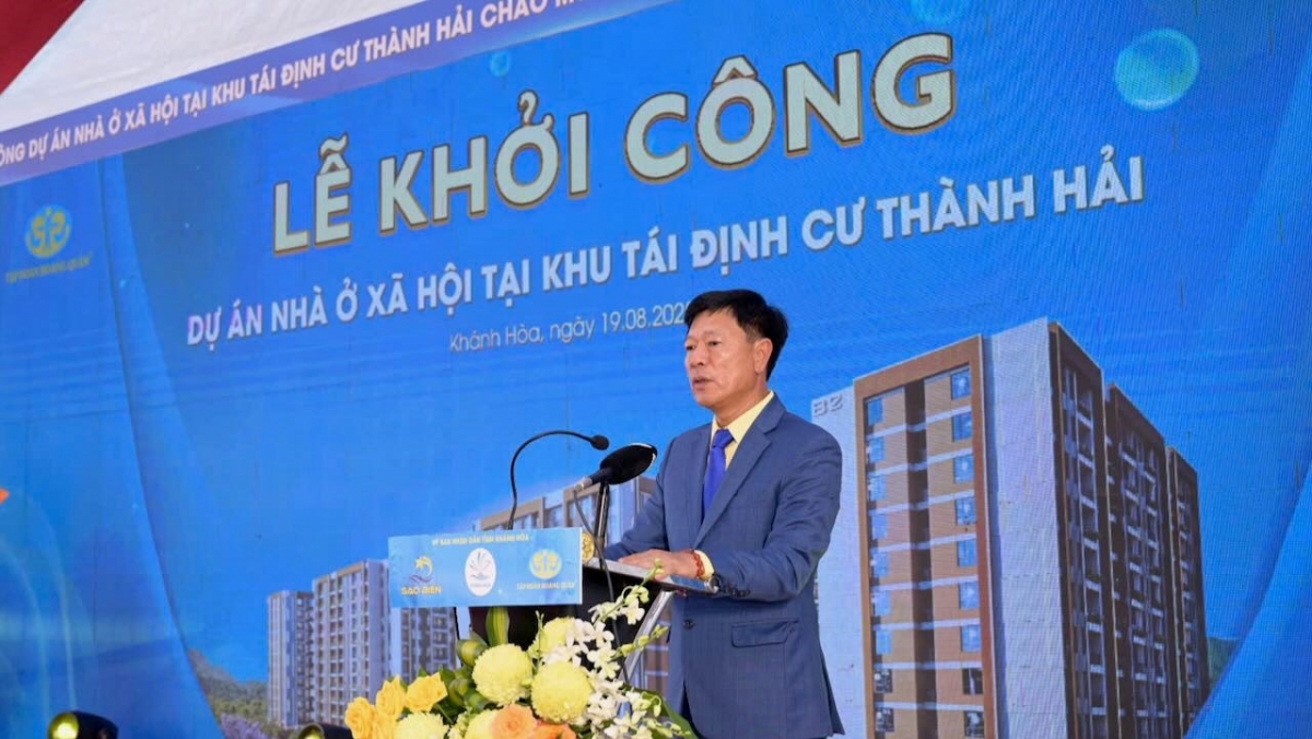 Tập đoàn Hoàng Quân phối hợp cùng chủ đầu tư khởi công dự án nhà ở xã hội