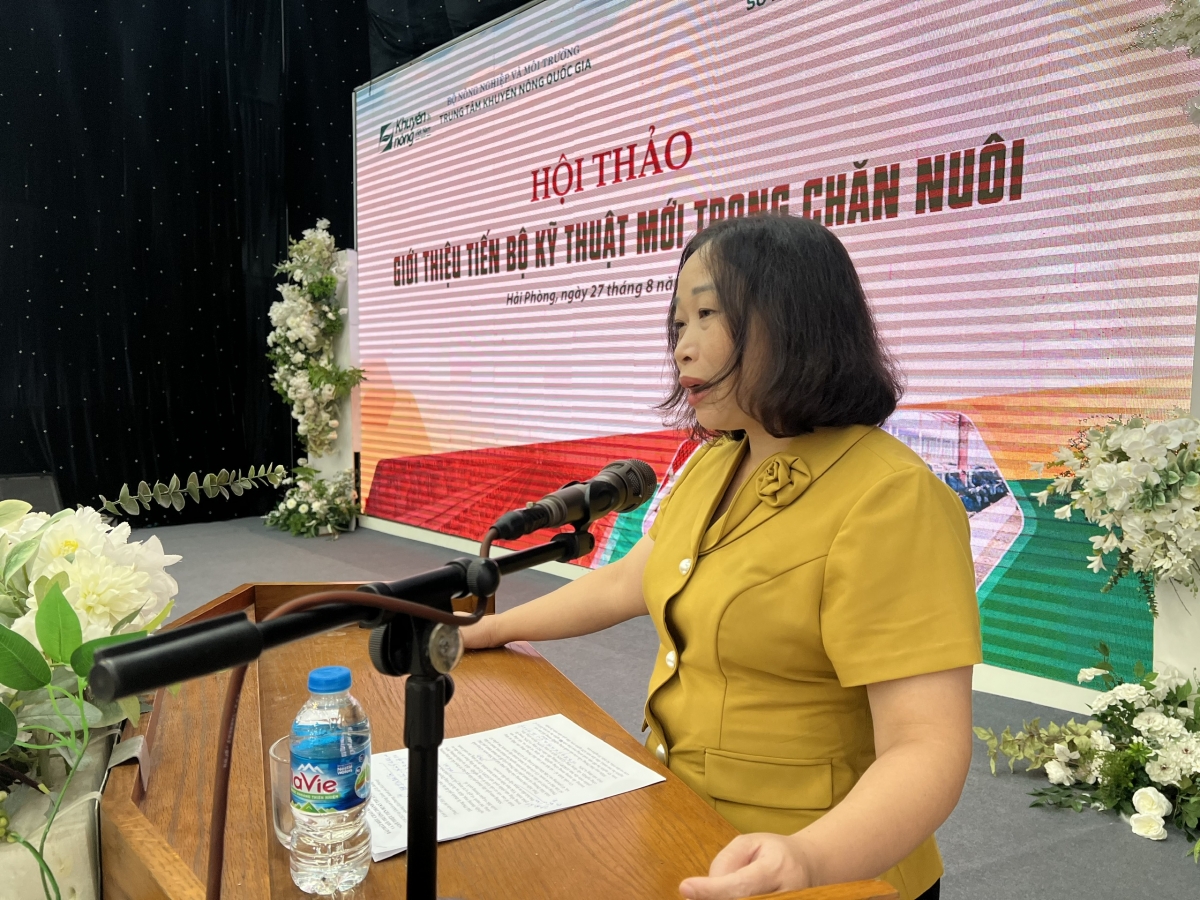 Bà Lương Thị Kiểm - Phó giám đốc Sở NN&amp;MT Hải Phòng