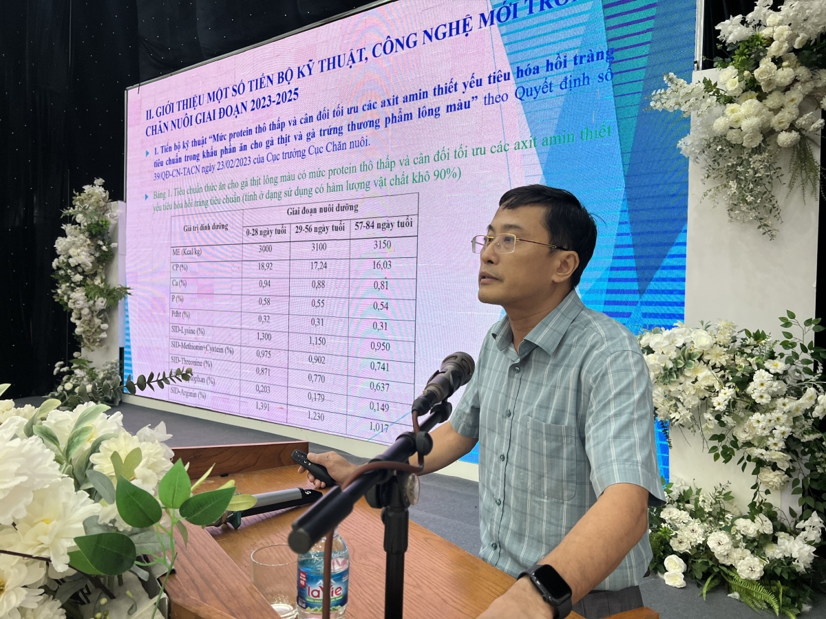 Ông Chu Văn Thắng, trưởng phòng khoa học, Viện chăn nuôi và thú y Việt Nam