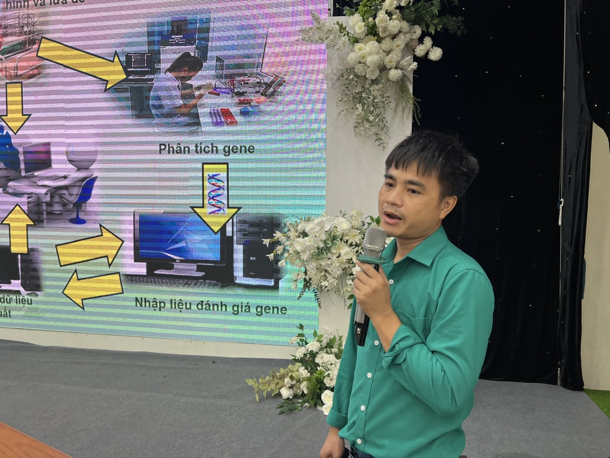 Đại diện tập đoàn Dabaco phát biểu tại hội nghị
