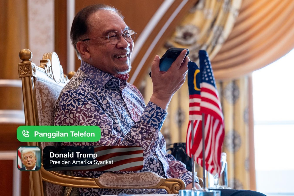 Thủ tướng Malaysia điện đàm với Tổng thống Mỹ - Nguồn: Facebook Thủ tướng Malaysia