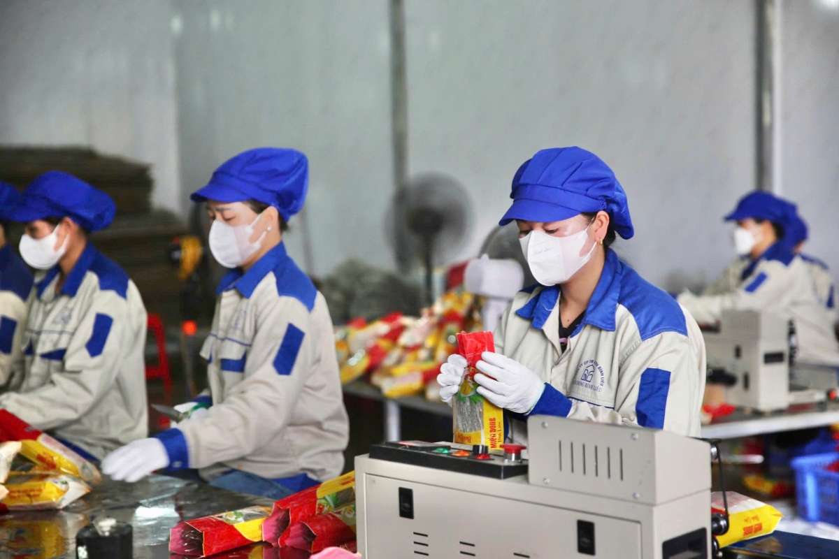Các cơ sở sản xuất sản phẩm OCOP tại Quảng Ninh nỗ lực cải tiến mẫu mã bao bì phù hợp với yêu cầu tiêu thụ sản phẩm qua hệ thống siêu thị