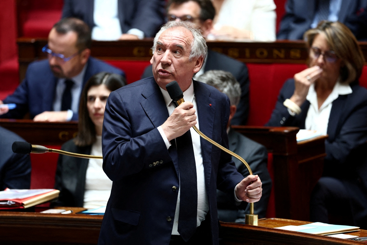 Thủ tướng Pháp Francois Bayrou phát biểu trong phiên chất vấn tại Quốc hội ngày 10/06/2025.