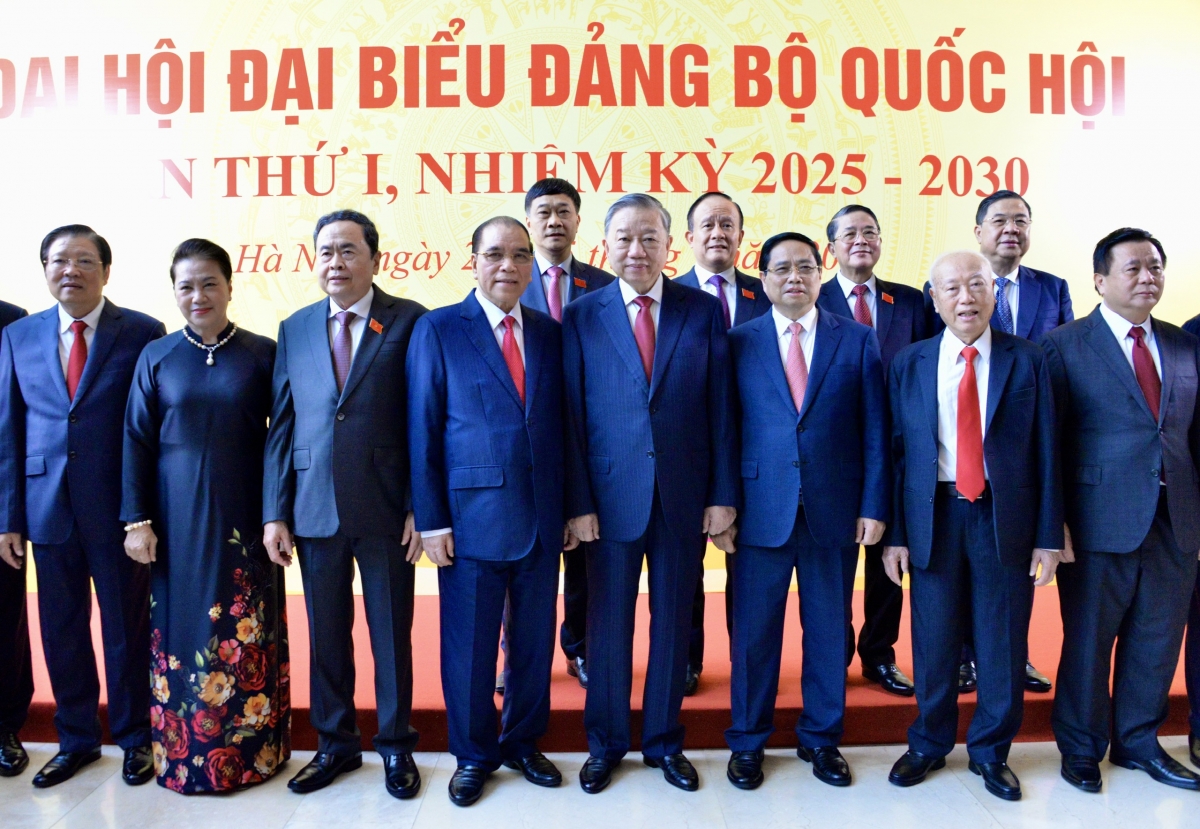 Tổng Bí thư Tô Lâm dự Đại hội Đảng bộ Quốc hội lần thứ 1 nhiệm kỳ 2025-2030