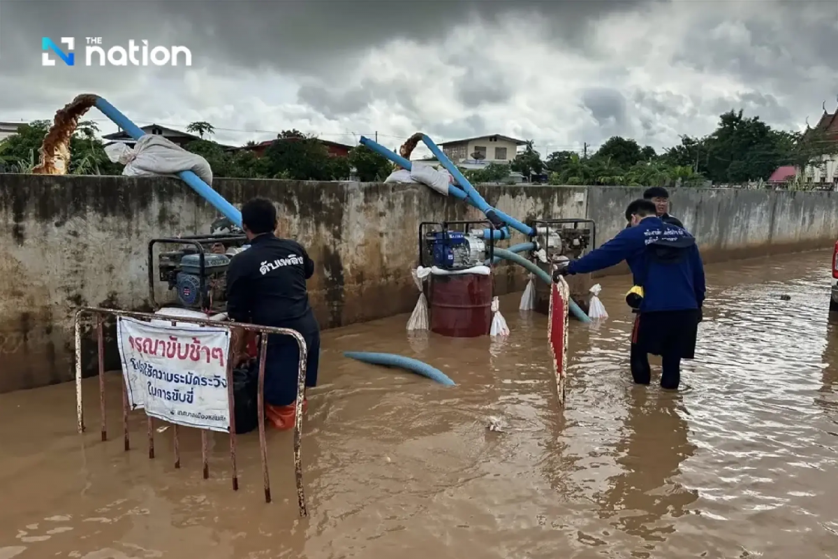 Ảnh lũ lụt tại tỉnh Phetchabun_Nguồn: The Nation.