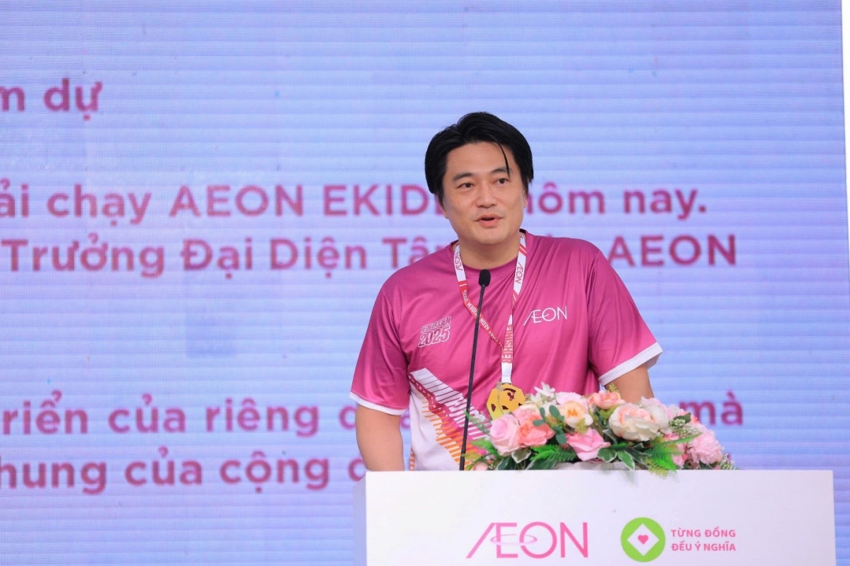 Ông Tezuka Daisuke,Tổng Giám Đốc AEON Việt Nam.