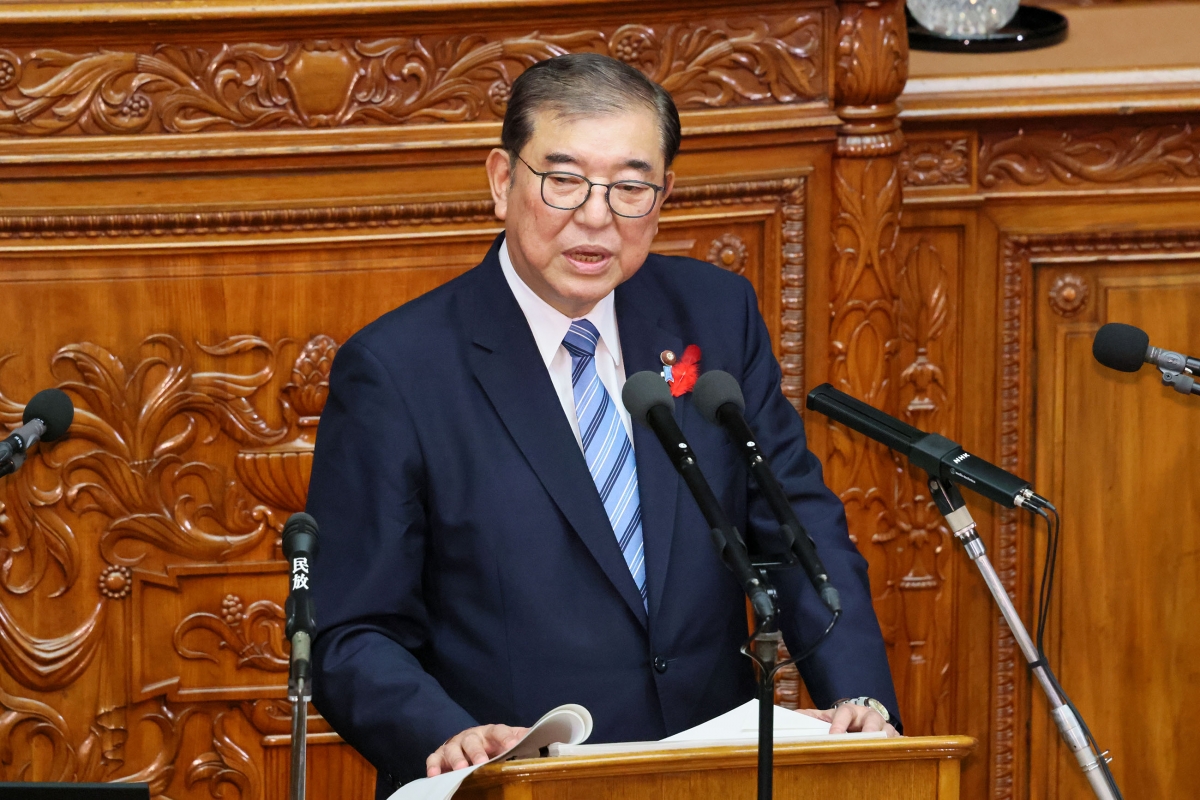 Thủ tướng Ishiba (ảnh Phủ thủ tướng Nhật Bản)