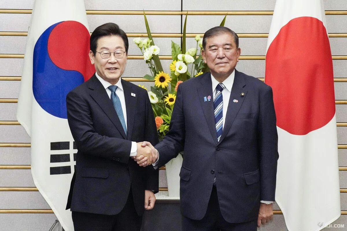 Lãnh đạo Nhật - Hàn đã tổ chức Hội nghị thượng đỉnh tại Tokyo vào cuối tháng 8 vừa qua - Ảnh: Jiji Press