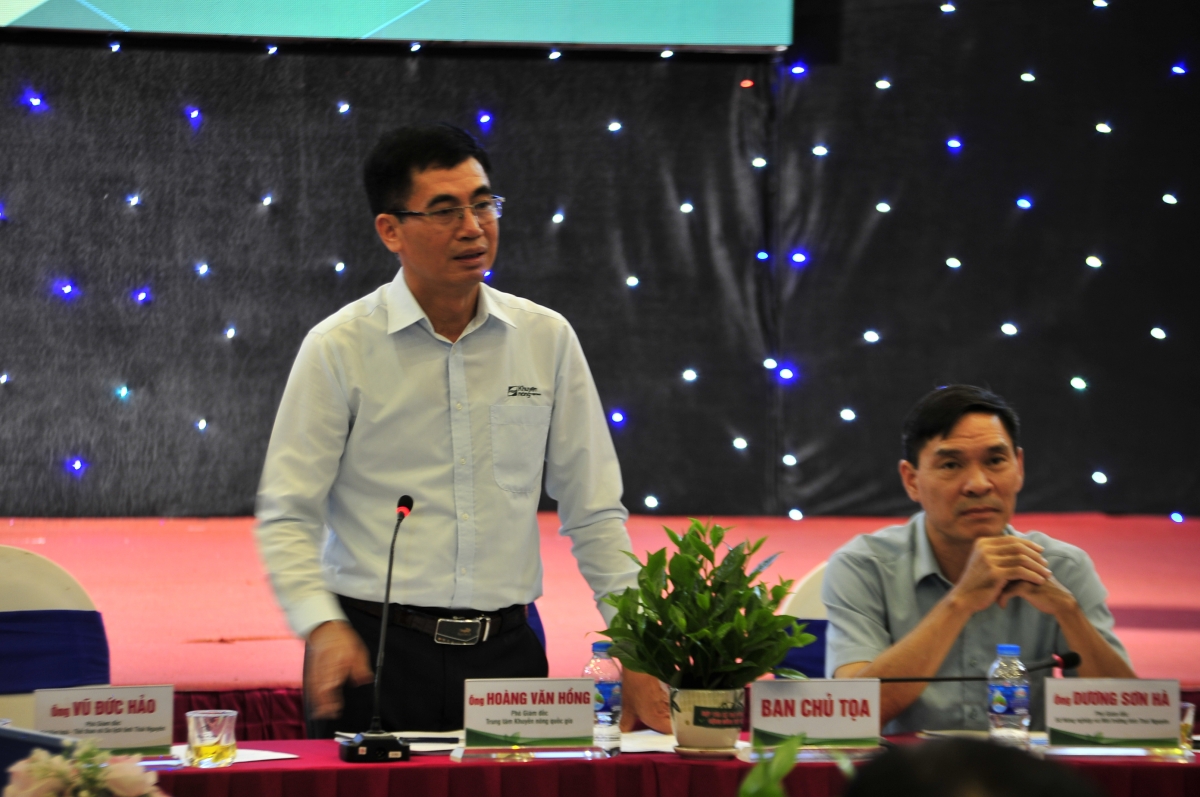 (Ông Hoàng Văn Hồng - Phó Giám đốc Trung tâm Khuyến nông Quốc gia, nhấn mạnh vai trò của mô hình nông nghiệp gắn với du lịch trong phát triển bền vững.) 
 