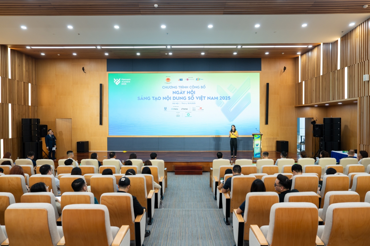 Ban tổ chức cung cấp thông tin cho báo chí về Ngày hội Sáng tạo nội dung số Việt Nam - Vietnam iContent 2025.
