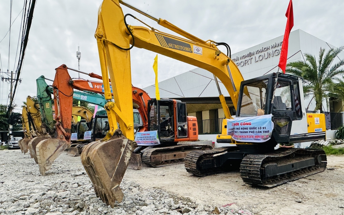Cần Thơ khởi công dự án nâng cấp, mở rộng Quốc lộ 91.