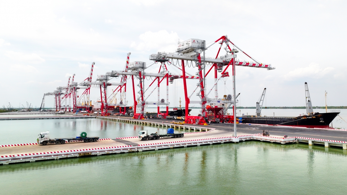 Cảng Quốc tế Long An sẽ giúp Tây Ninh phát huy lợi thế cửa ngõ giao thương liên vùng mở cơ hội phát triển ra hướng biển (ảnh Nguyễn Quang)
