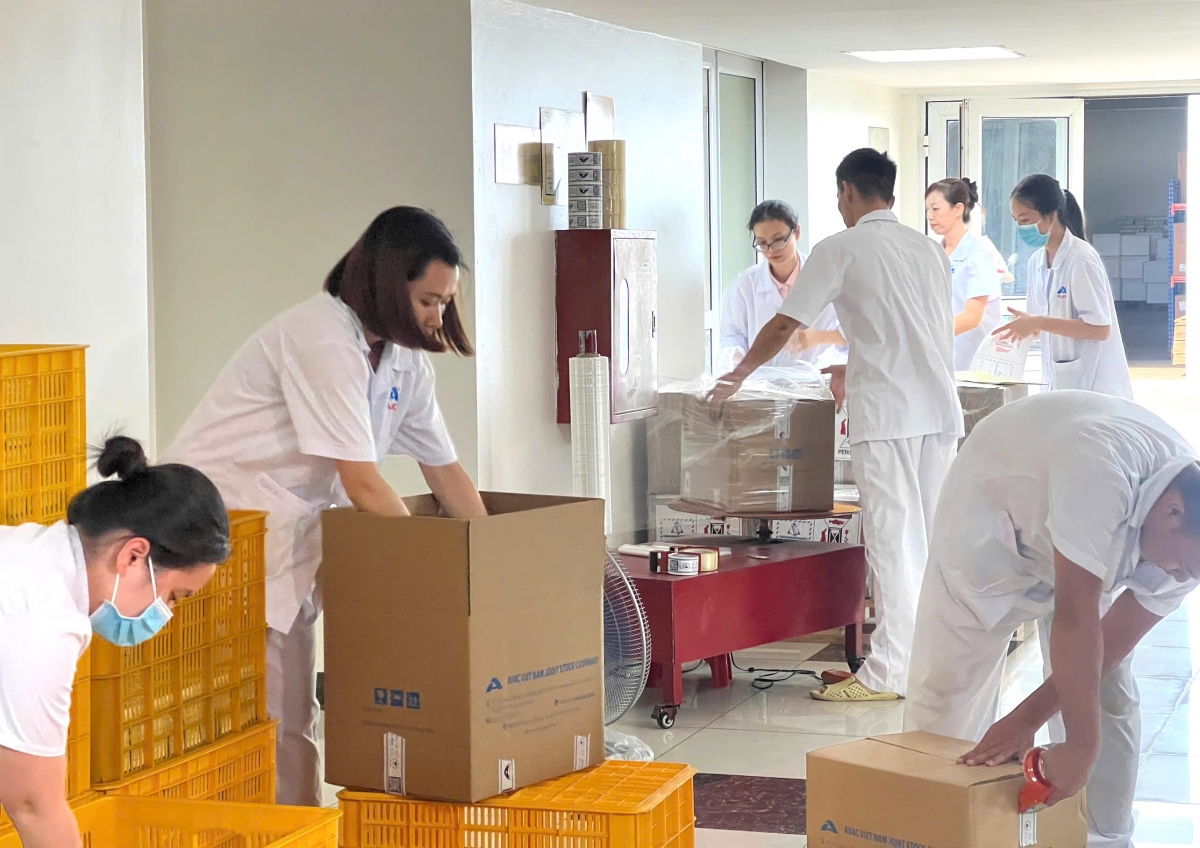 Đóng gói vác xin xuất khẩu sang Philippines