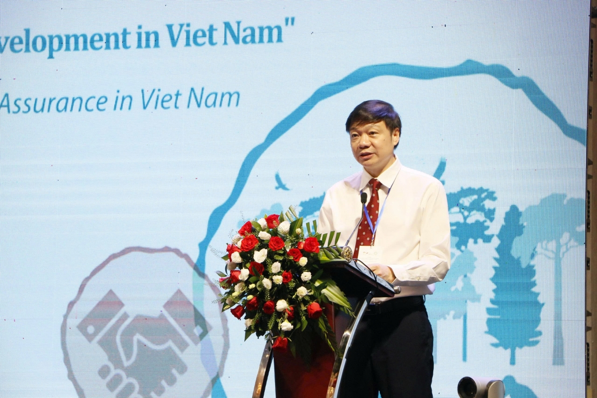 Ông Trần Quang Bảo, Cục trưởng Cục Lâm nghiệp và Kiểm lâm phát biểu