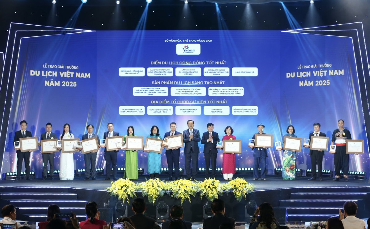 Giải thưởng Du lịch Việt Nam 2025 vinh danh các Điểm du lịch cộng đồng tốt nhất