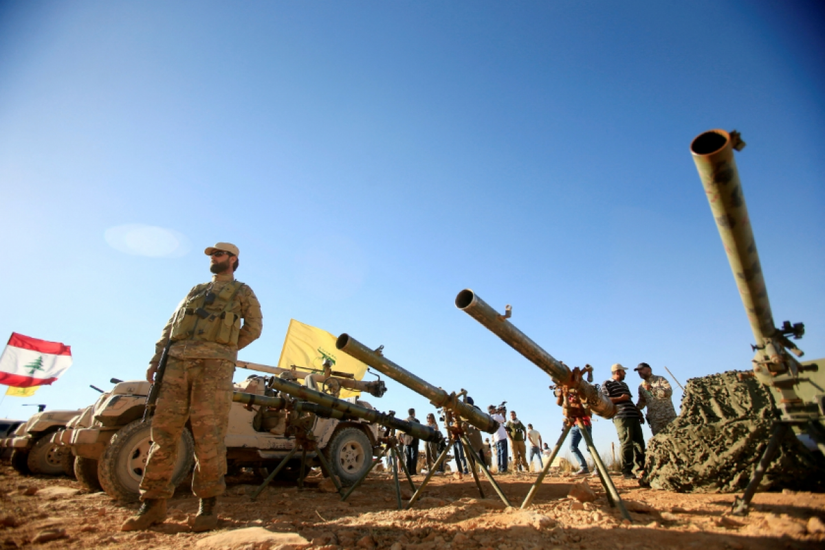 Lực lượng Hezbollah. Ảnh: Reuters