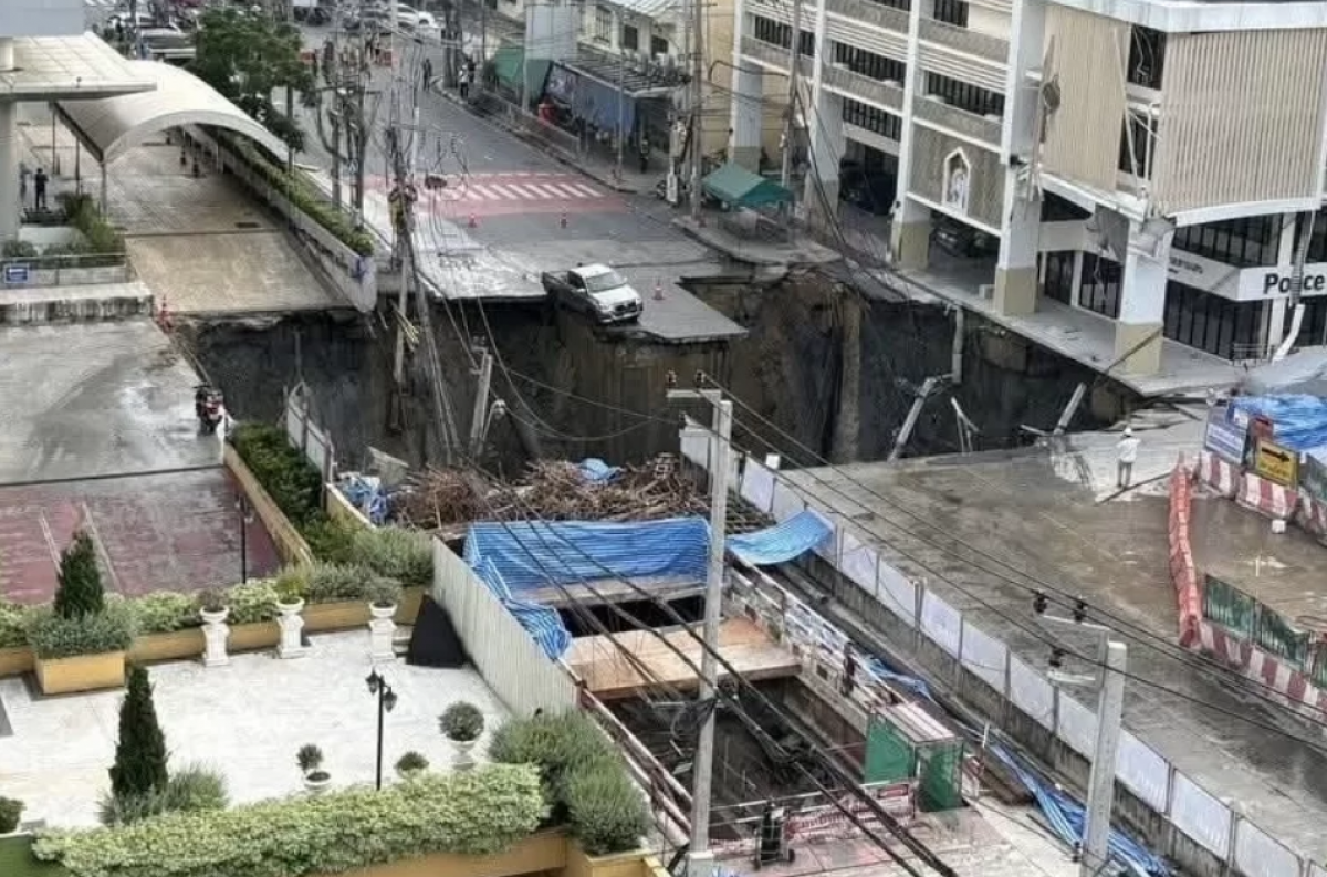 Ảnh hiện trường khi xảy ra sự cố ngày 24.9_Nguồn Chính quyền thành phố Bangkok