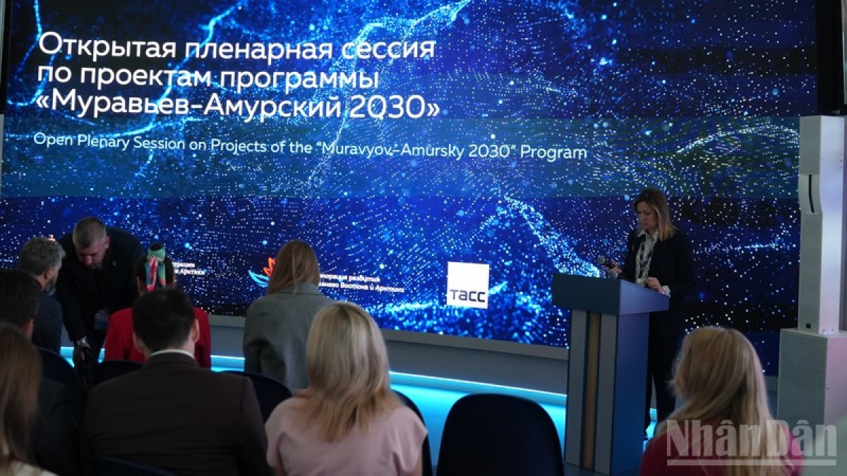 Một phiên họp trong khuôn khổ EEF-2025.