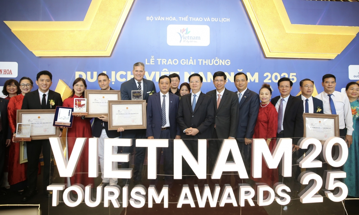 Lễ trao Giải thưởng Du lịch Việt Nam 2025 vinh danh 113 doanh nghiệp đơn vị tiêu biểu
