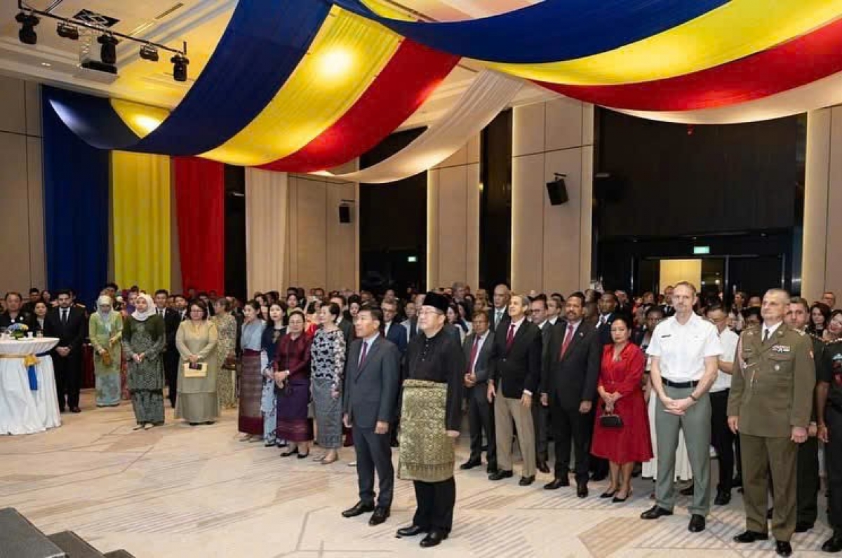 Các đại biểu dự Lễ Kỷ niệm 68 năm Ngày Quốc khánh và 62 năm Ngày Malaysia tại Hà Nội