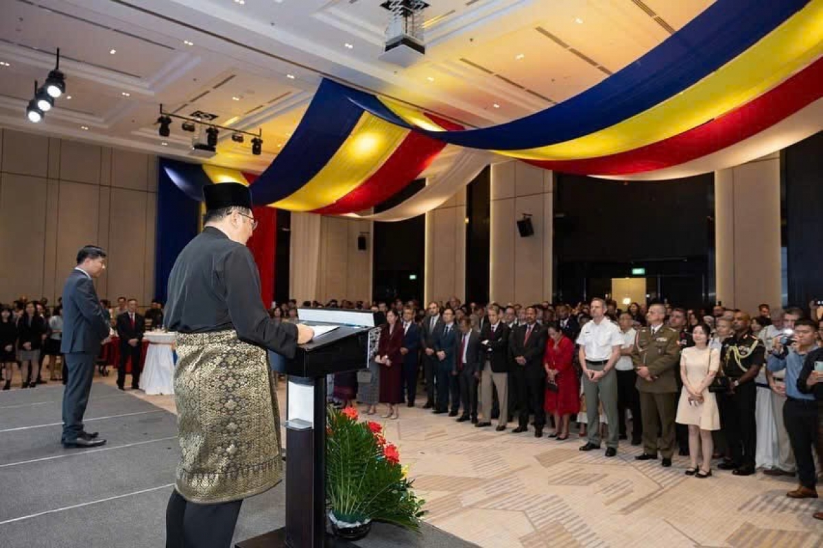 Một số hình ảnh tại Lễ Kỷ niệm 68 năm Ngày Quốc khánh và 62 năm Ngày Malaysia