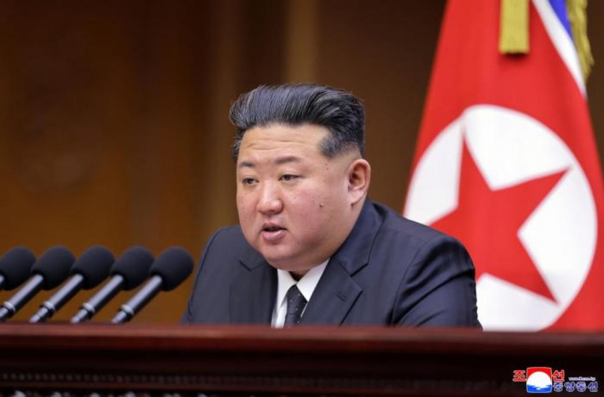 Nhà lãnh đạo Triều Tiên Kim Jong-un. Ảnh: KCNA