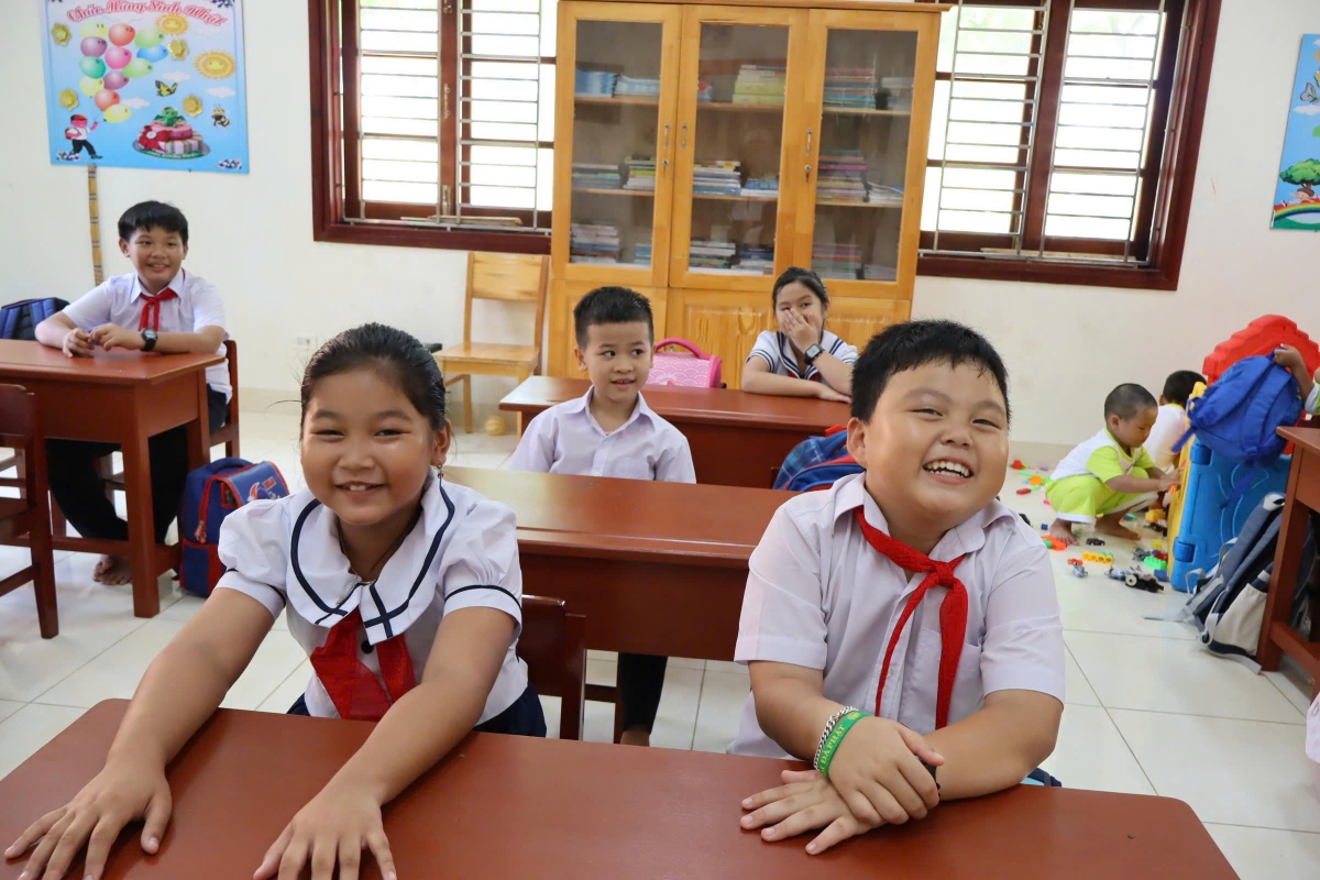 Nụ cười tươi vui chào năm học mới