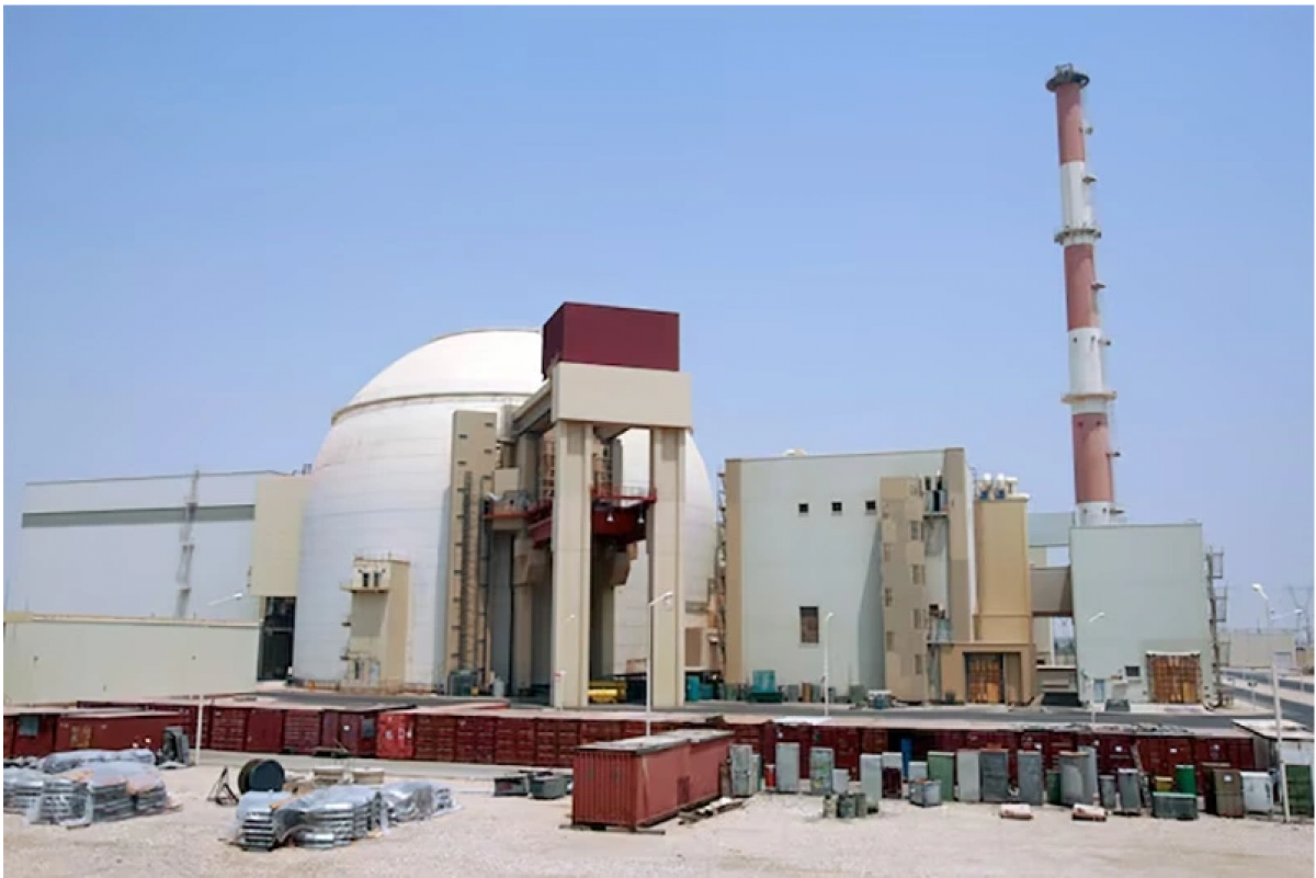 Nhà máy điện hạt nhân Bushehr của Iran. Ảnh: Reuters