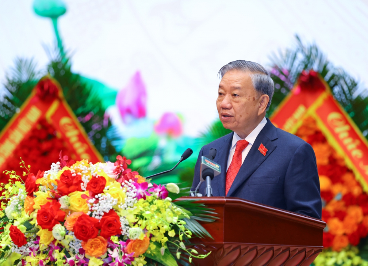 Tổng bí thư Tô Lâm phát biểu chỉ đạo Đại hội