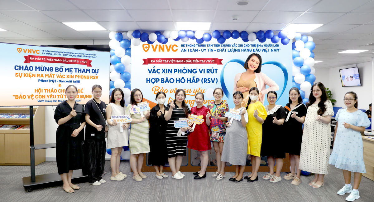 VNVC ra mắt và triển khai tiêm vắc xin RSV trên toàn hệ thống gần 240 Trung tâm Tiêm chủng  VNVC toàn quốc