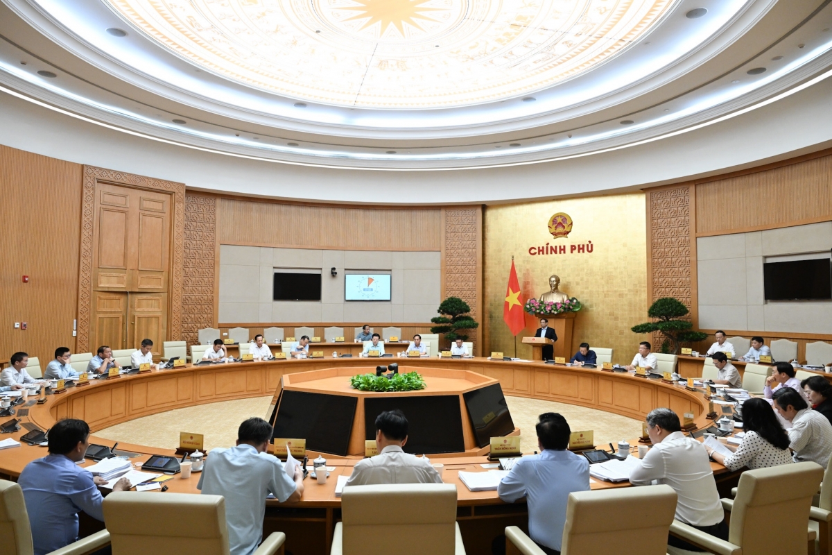 Toàn cảnh phiên họp Chính phủ chuyên đề xây dựng pháp luật tháng 9/2025