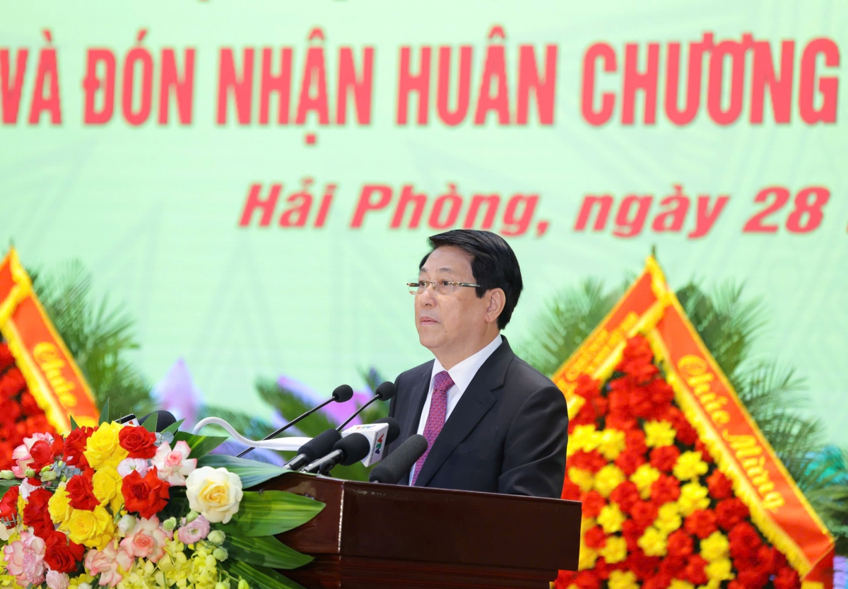 Chủ tịch nước Lương Cường phát biểu tại lễ kỷ niệm
