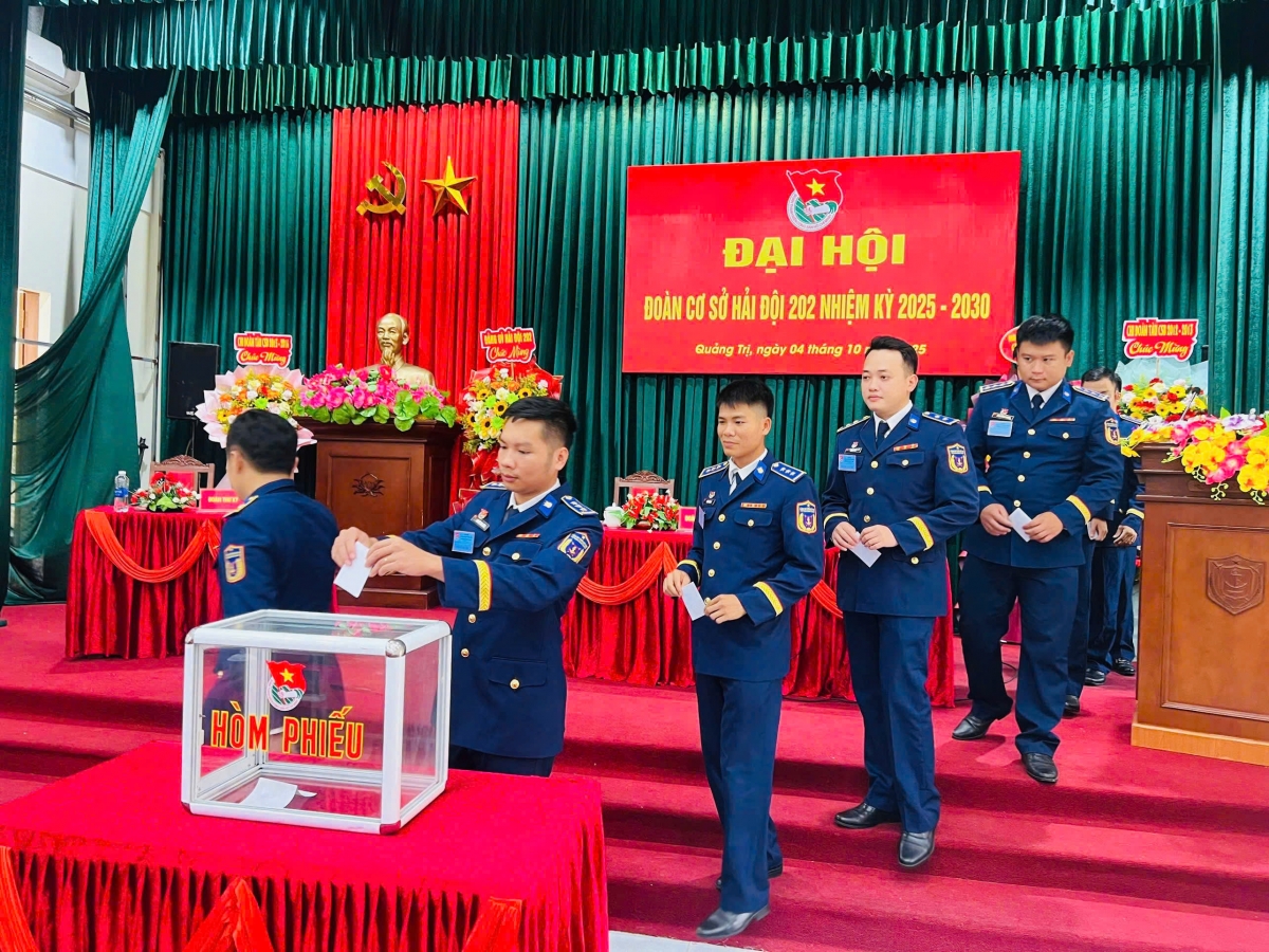 Đại hội tiến hành bỏ phiếu Bầu BCH Đoàn Cơ sở Nhiệm kỳ 2025 – 2030
