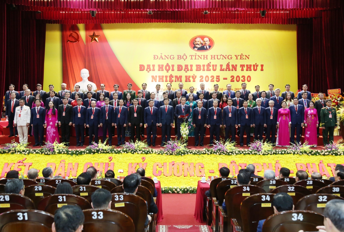 Ra mắt Ban Chấp hành Đảng bộ Tỉnh Hưng Yên, nhiệm kỳ 2025 - 2030 