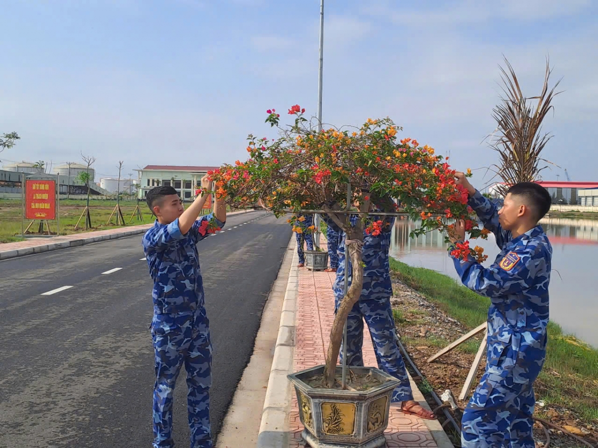 Chăm sóc cây cảnh, tạo cảnh quan đơn vị