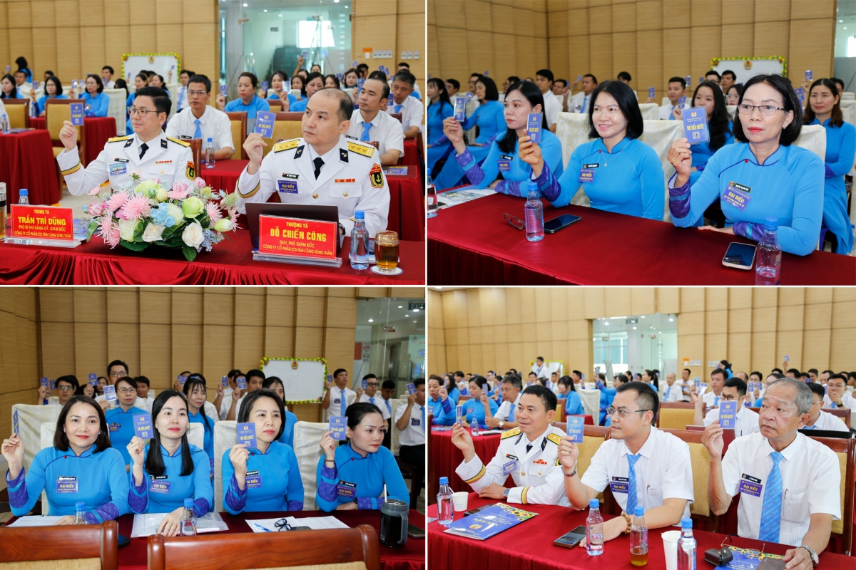 Biểu quyết thông qua Nghị quyết đại hội