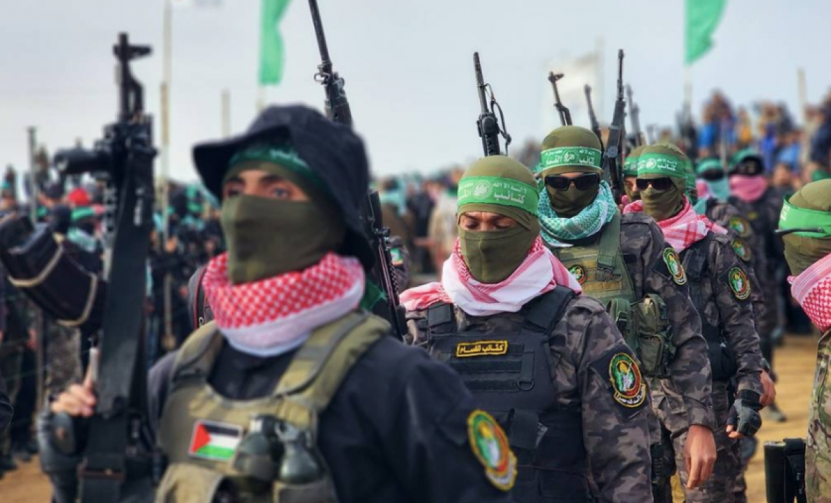Các tay súng Hamas. (Ảnh: Reuters)