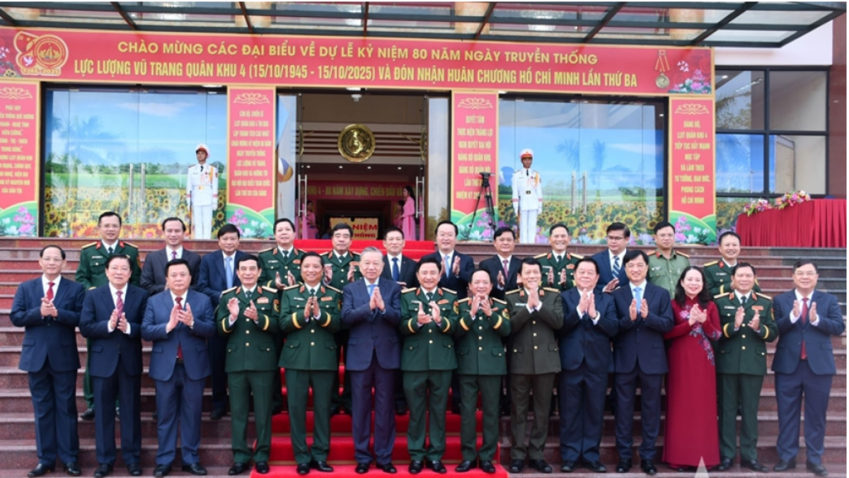 Tổng Bí thư Tô Lâm và các đại biểu tại lễ kỷ niệm