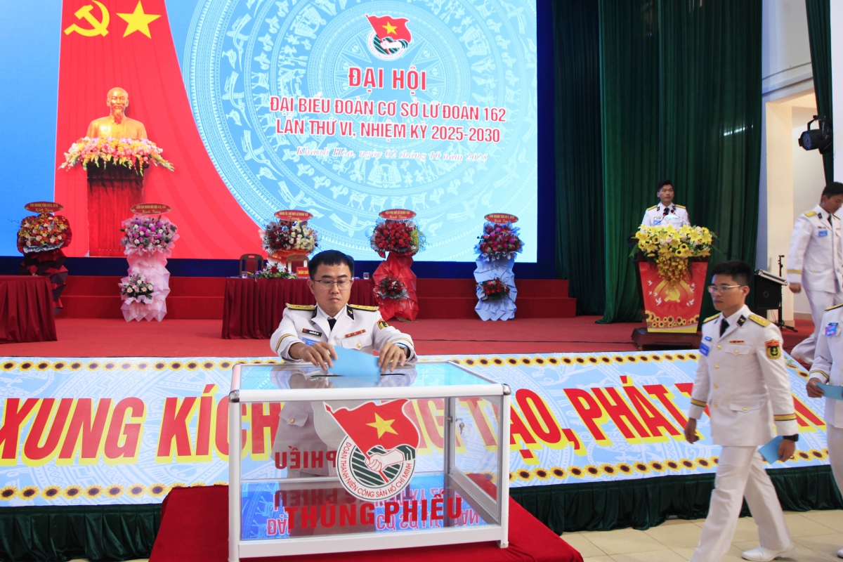 Đại hội bỏ phiếu bầu Ban chấp hành nhiệm kỳ mới.