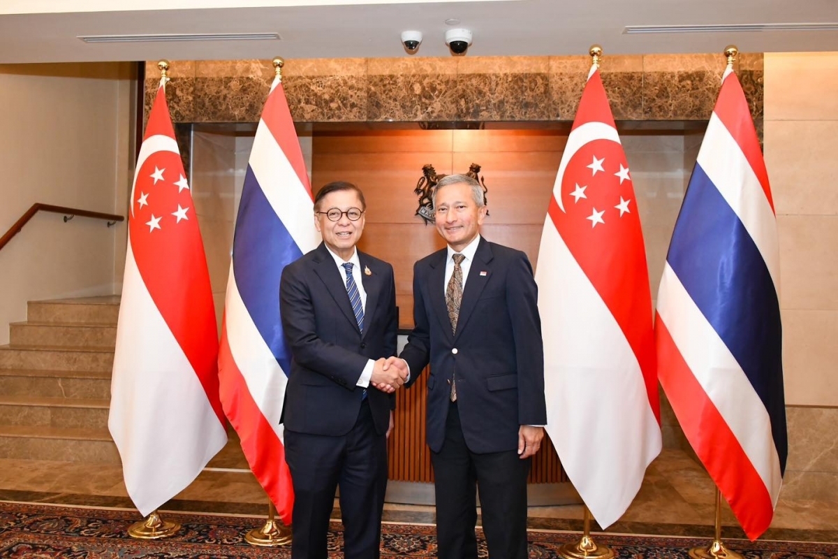 Ảnh Bộ trưởng Ngoại giao Thái Lan thăm Singapore - Nguồn Bộ Ngoại giao Thái Lan