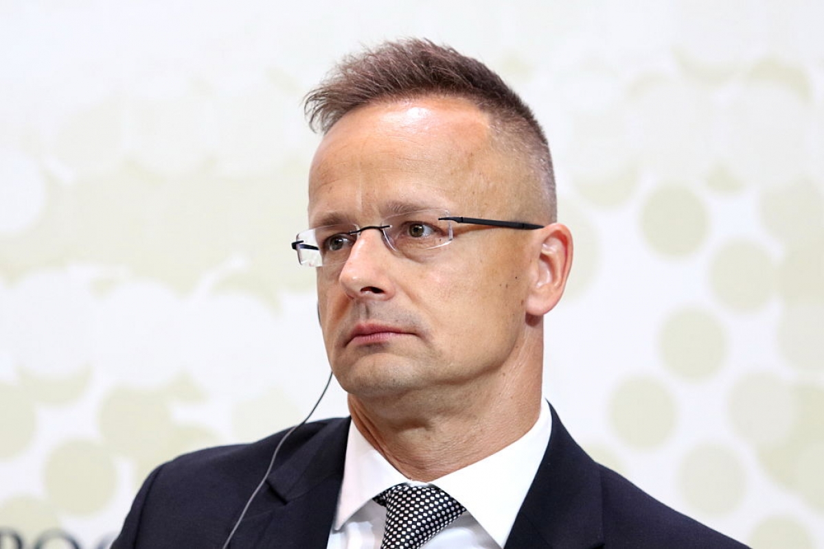Bộ trưởng Ngoại giao và Thương mại Hungary Peter Szijjártó. Ảnh: Euractiv.com