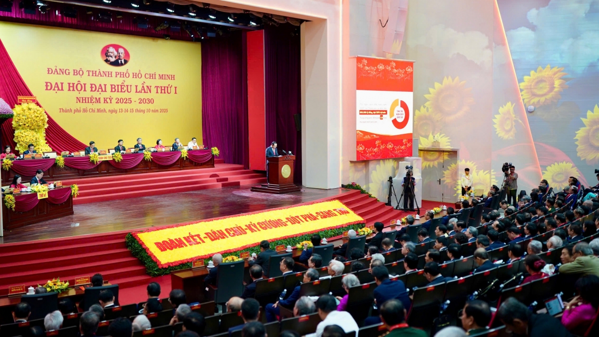 Đại diện cho hơn 366.000 đảng viên trong toàn Đảng bộ TPHCM