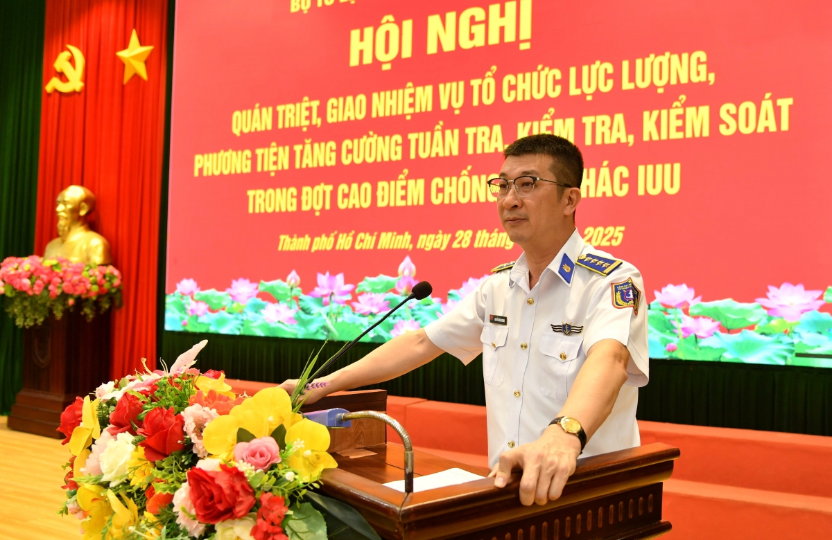 Đại tá Nguyễn Minh Khánh - Phó Tư lệnh, Tham Mưu trưởng Vùng Cảnh sát biển 3 phát biểu kết luận