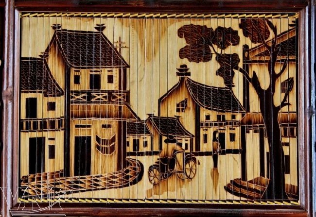 Sản phẩm của làng nghề tre trúc Thu Hồng