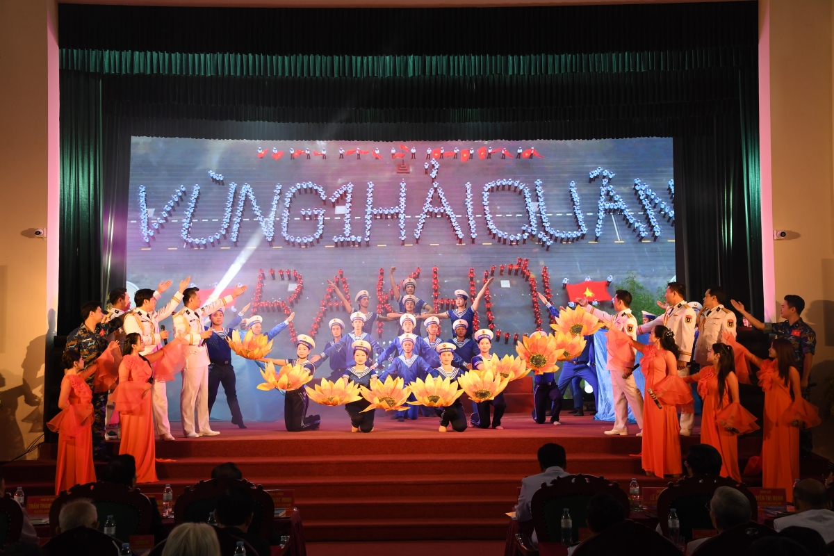 Một tiết mục văn nghệ chào mừng