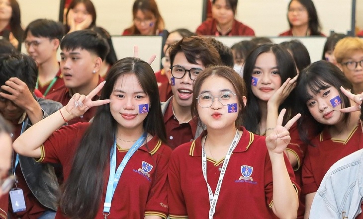 Trường đại học Nguyễn Tất Thành lần đầu có tên trong bảng xếp hạng đại học THE - Ảnh: HOÀNG NGA