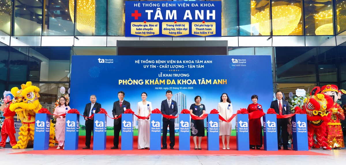 Phòng khám Đa khoa Tâm Anh Cầu Giấy chính thức đi vào hoạt động từ ngày 22/10, trở thành cơ sở thứ 5 trong Hệ thống Bệnh viện Đa khoa Tâm Anh trên toàn quốc
