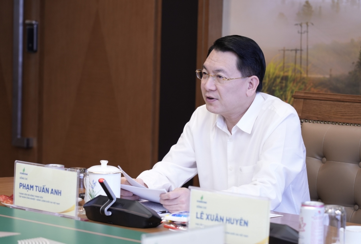 Ông Phạm Tuấn Anh - Thành viên HĐTV Petrovietnam, Trưởng Ban Chỉ đạo nhấn mạnh hợp tác chiến lược là một trong những giải pháp quan trọng để mở rộng không gian phát triển, gia tăng nội lực cạnh tranh của Tập đoàn (ảnh Petrovietnam)